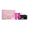 Versace Bright Crystal Absolu SET1 Darilni set parfumska voda 90 ml + gel za prhanje 100 ml + losjon za telo 100 ml + kozmetična torbica