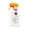 Nivea Sun Babies &amp; Kids Sensitive Protect Spray SPF50+ Zaščita pred soncem za telo za otroke 270 ml