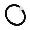 By Eloise London Velvet Silver Star Elastika za lase 1 kos Odtenek Black