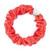 By Eloise London Silk Scrunchie Silver Heart Elastika za lase za ženske 1 kos Odtenek Neon Peach