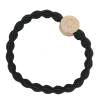 By Eloise London Letter Charms Gold Elastika za lase 1 kos Odtenek C Black