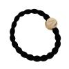 By Eloise London Letter Charms Gold Elastika za lase 1 kos Odtenek V Black
