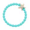 By Eloise London Bling Charms Starfish Elastika za lase za ženske 1 kos Odtenek Turquoise