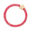 By Eloise London Velvet Gold Star Elastika za lase 1 kos Odtenek Pink Fizz