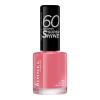 Rimmel London 60 Seconds Super Shine Lak za nohte za ženske 8 ml Odtenek 405 Rose Libertine