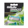 Gillette Mach3 Sensitive Nadomestne britvice za moške 4 kos