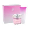 Versace Bright Crystal Darilni set toaletna voda 90 ml + mleko za telo 100 ml