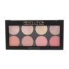 Makeup Revolution London Blush Palette Rdečilo za obraz za ženske 12,8 g Odtenek Blush Goddess