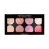 Makeup Revolution London Blush Palette Rdečilo za obraz za ženske 12,8 g Odtenek Blush Queen