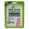 Xpel Tea Tree Tea Tree &amp; Peppermint Deep Moisturising Foot Pack Maska za stopala za ženske 1 kos