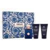 Versace Pour Homme Dylan Blue Darilni set toaletna voda 50 ml + gel za prhanje 50 ml + balzam po britju 50 ml