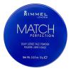 Rimmel London Match Perfection Puder v prahu za ženske 10 g Odtenek 001 Transparent
