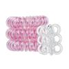 Invisibobble Original Darilni set gumica za lase Original 3 ks Rose Muse + gumica za lase Nano 3 ks Crystal Clear