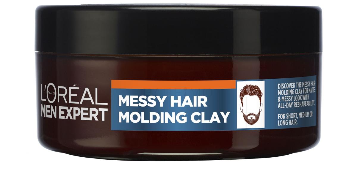 L'Oréal Paris Men Expert Barber Club Messy Hair Molding Clay Krema za