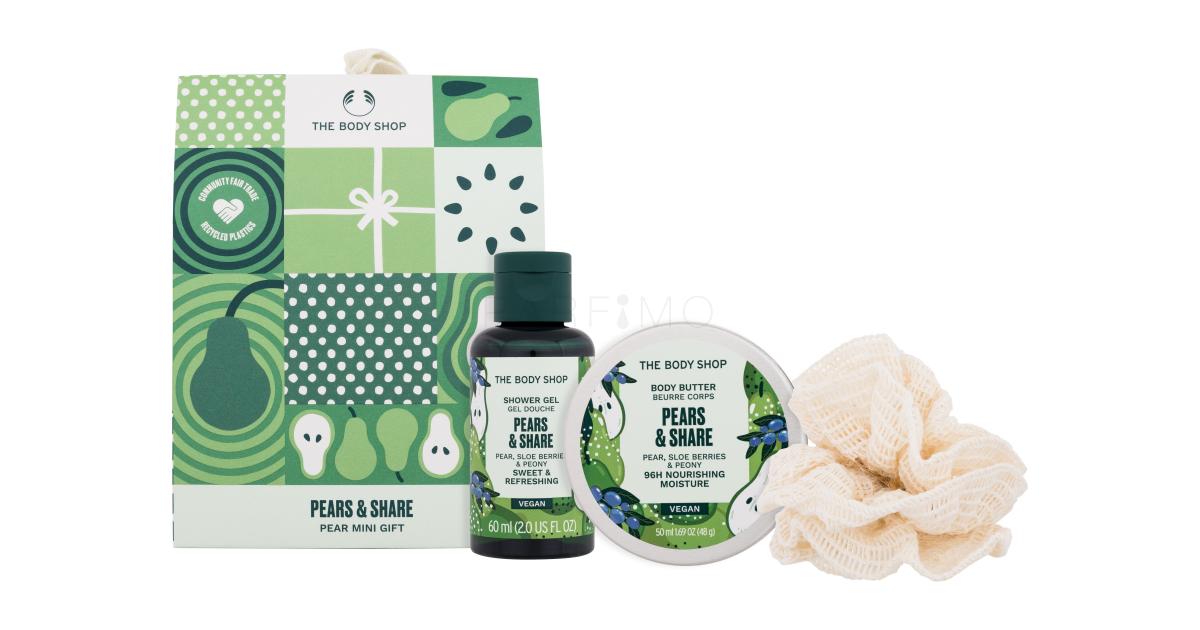 The Body Shop Pears & Share Mini Gift Darilni set gel za prhanje Pears