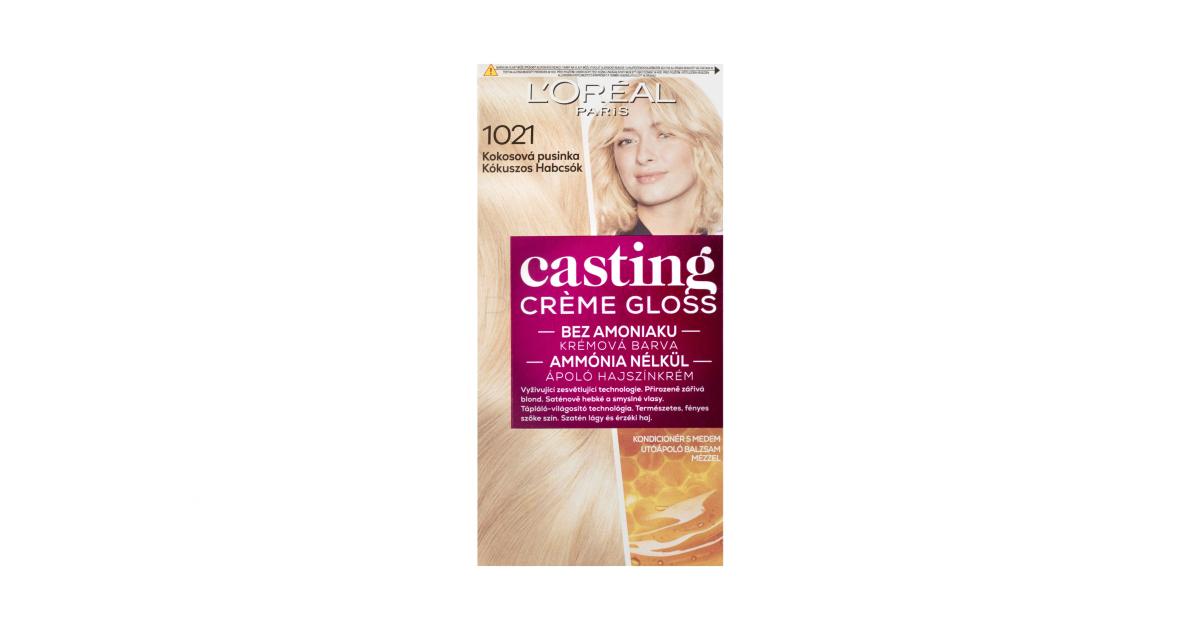 Loréal Paris Casting Creme Gloss Glossy Princess Barva Za Lase Za ženske 48 Ml Odtenek 1021 1624