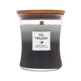 WoodWick Trilogy Warm Woods Dišeča svečka 275 g
