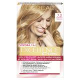L'Oréal Paris Excellence Creme Triple Protection Barva za lase za ženske 48 ml Odtenek 7,3 Natural Golden Blonde