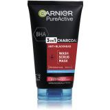 Garnier Pure Active 3in1 Charcoal Maska za obraz 150 ml