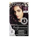 L'Oréal Paris Préférence Vivid Colors Barva za lase za ženske 60 ml Odtenek 4,261 Dark Purple