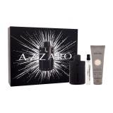 Azzaro The Most Wanted Darilni set parfumska voda 100 ml + parfumska voda 10 ml + šampon za lase in telo Wanted 75 ml