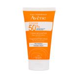 Avene Sun Cream Invisible Finish Fragrance-Free SPF50+ Zaščita pred soncem za obraz 50 ml