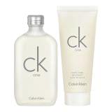 Calvin Klein CK One SET1 Darilni set toaletna voda 100 ml + gel za prhanje 100 ml