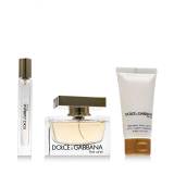 Dolce&Gabbana The One Darilni set parfumska voda 75 ml + losjon za telo 50 ml + parfumska voda 10 ml