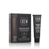 American Crew Precision Blend Natural Grey Blending Hair Color Barva za lase za moške Odtenek 2-3 Dark Set