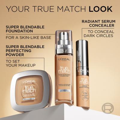 L&#039;Oréal Paris True Match Super-Blendable Foundation Puder za ženske 30 ml Odtenek 3.N