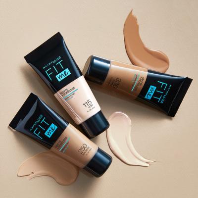 Maybelline Fit Me! Matte + Poreless Puder za ženske 30 ml Odtenek 105 Natural Ivory