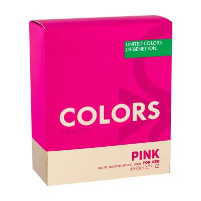 Benetton Colors de Benetton Pink Toaletna voda za ženske 80 ml