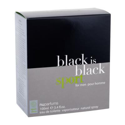 Nuparfums Black is Black Sport Toaletna voda za moške 100 ml