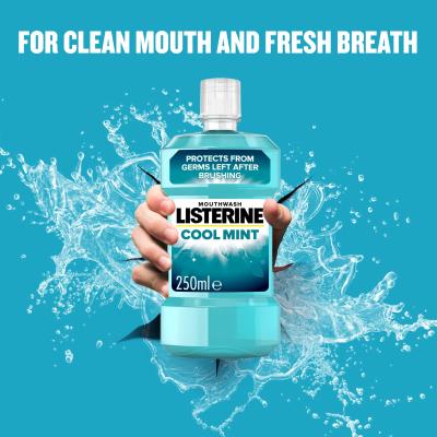 Listerine Cool Mint Mouthwash Ustna vodica 250 ml