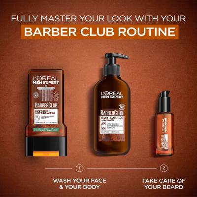 L&#039;Oréal Paris Men Expert Barber Club Long Beard &amp; Skin Oil Olje za brado za moške 30 ml
