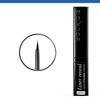 BOURJOIS Paris Liner Reveal Shiny Črtalo za oči za ženske 2,5 ml Odtenek 01 Shiny Black