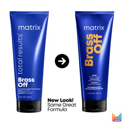 Matrix Brass Off Mask Maska za lase za ženske 200 ml