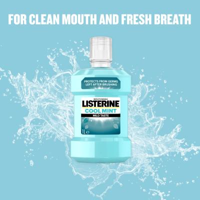 Listerine Cool Mint Mild Taste Mouthwash Ustna vodica 1000 ml