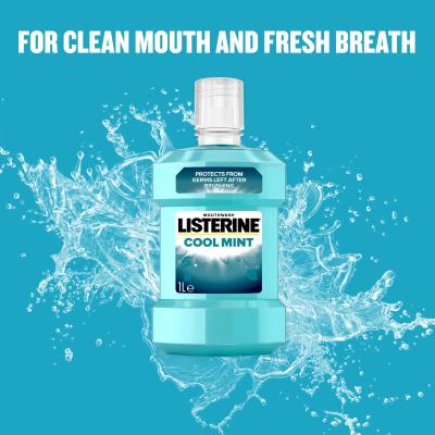 Listerine Cool Mint Mouthwash Ustna vodica 1000 ml