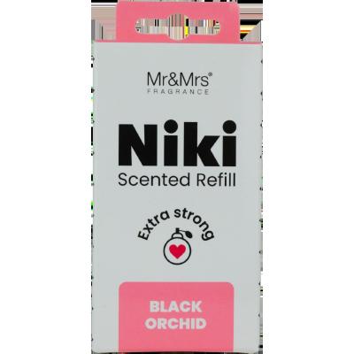 Mr&amp;Mrs Fragrance Niki Refill Black Orchid Osvežilci za vozilo polnilo 1 kos