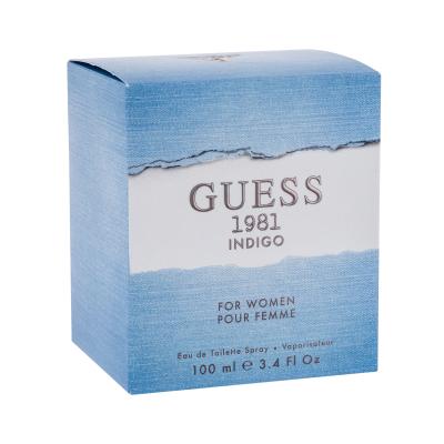 GUESS Guess 1981 Indigo Toaletna voda za ženske 100 ml poškodovana škatla