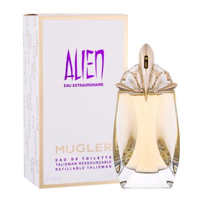 Mugler Alien Eau Extraordinaire Toaletna voda za ženske za ponovno polnjenje 60 ml poškodovana škatla