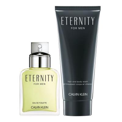 Calvin Klein Eternity For Men Darilni set toaletna voda 50 ml + gel za prhanje 100 ml