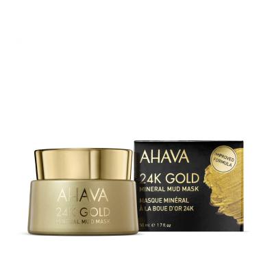 AHAVA 24K Gold Mineral Mud Mask Maska za obraz za ženske 50 ml