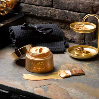 AHAVA 24K Gold Mineral Mud Mask Maska za obraz za ženske 50 ml