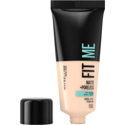 Maybelline Fit Me! Matte + Poreless Puder za ženske 30 ml Odtenek 95 Fair Porcelain