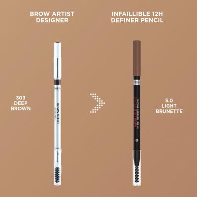 L&#039;Oréal Paris Infaillible Brows 12H Definer Pencil Svinčnik za obrvi za ženske 1 g Odtenek 6.32 Auburn