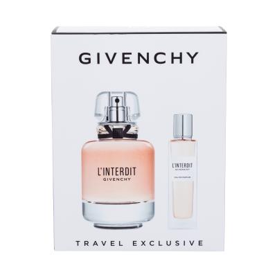 Givenchy L'Interdit Darilni set parfumska voda 80 ml + parfumska voda 15 ml