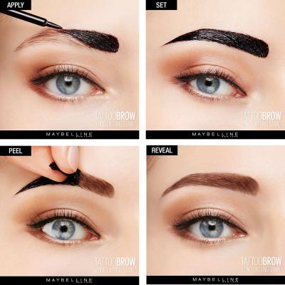 Maybelline Tattoo Brow Barva za obrvi za ženske 4,6 g Odtenek Medium Brown