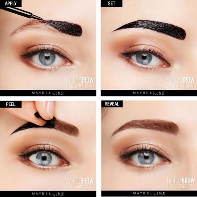 Maybelline Tattoo Brow Barva za obrvi za ženske 4,6 g Odtenek Light Brown